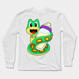 Snake Baby bottle Milk Long Sleeve T-Shirt